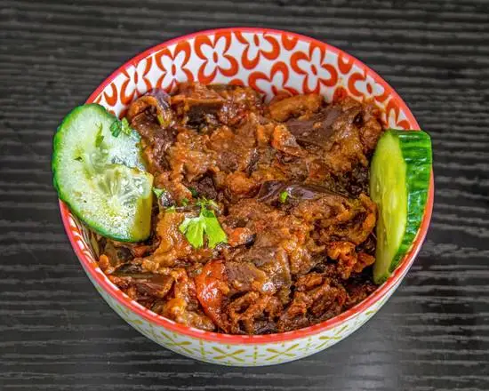 Salade Zaalouk du restaurant marocain Dubaï Marina à Rennes
